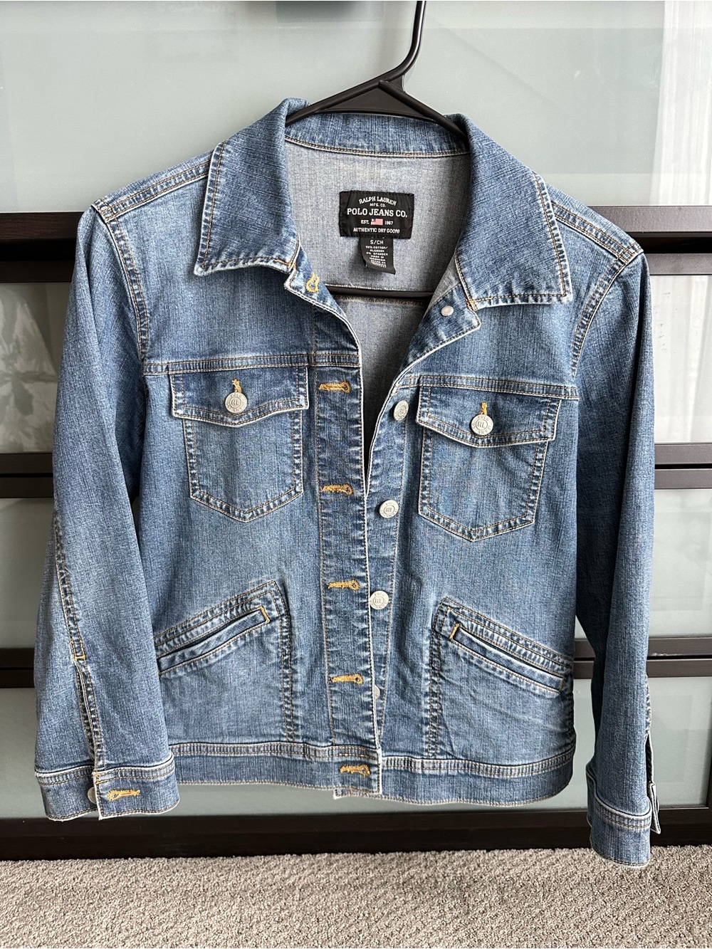 Ralph Lauren Light Blue Denim Jean Jacket